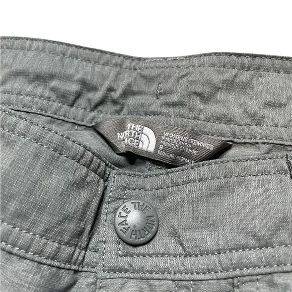 THE NORTH FACE Horizon 2.0 Roll Up Shorts Sage Gray Size 8 - Picture 6 of 6
